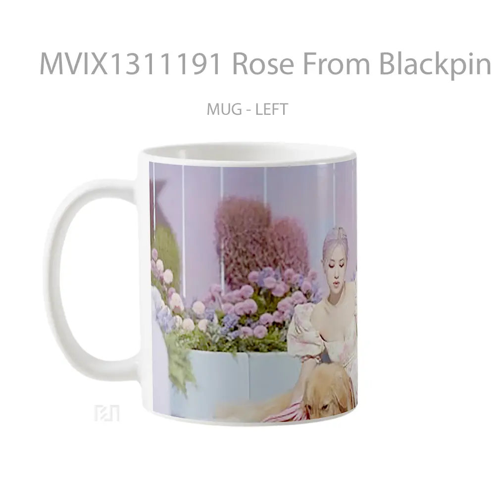 Mug Rose From Blackpink Gelas Keramik Unik - All-side / Desain