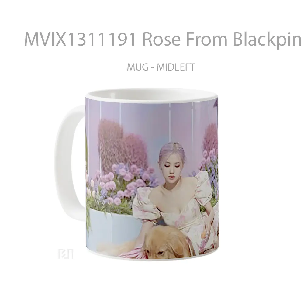 Mug Rose From Blackpink Gelas Keramik Unik - All-side / Desain