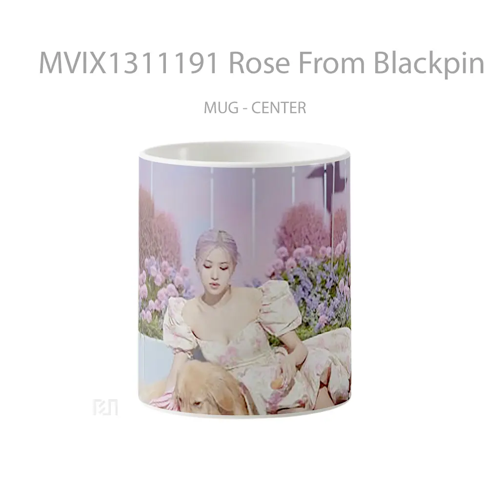 Mug Rose From Blackpink Gelas Keramik Unik