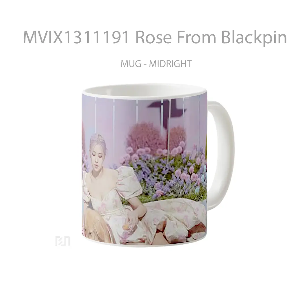 Mug Rose From Blackpink Gelas Keramik Unik - All-side / Desain