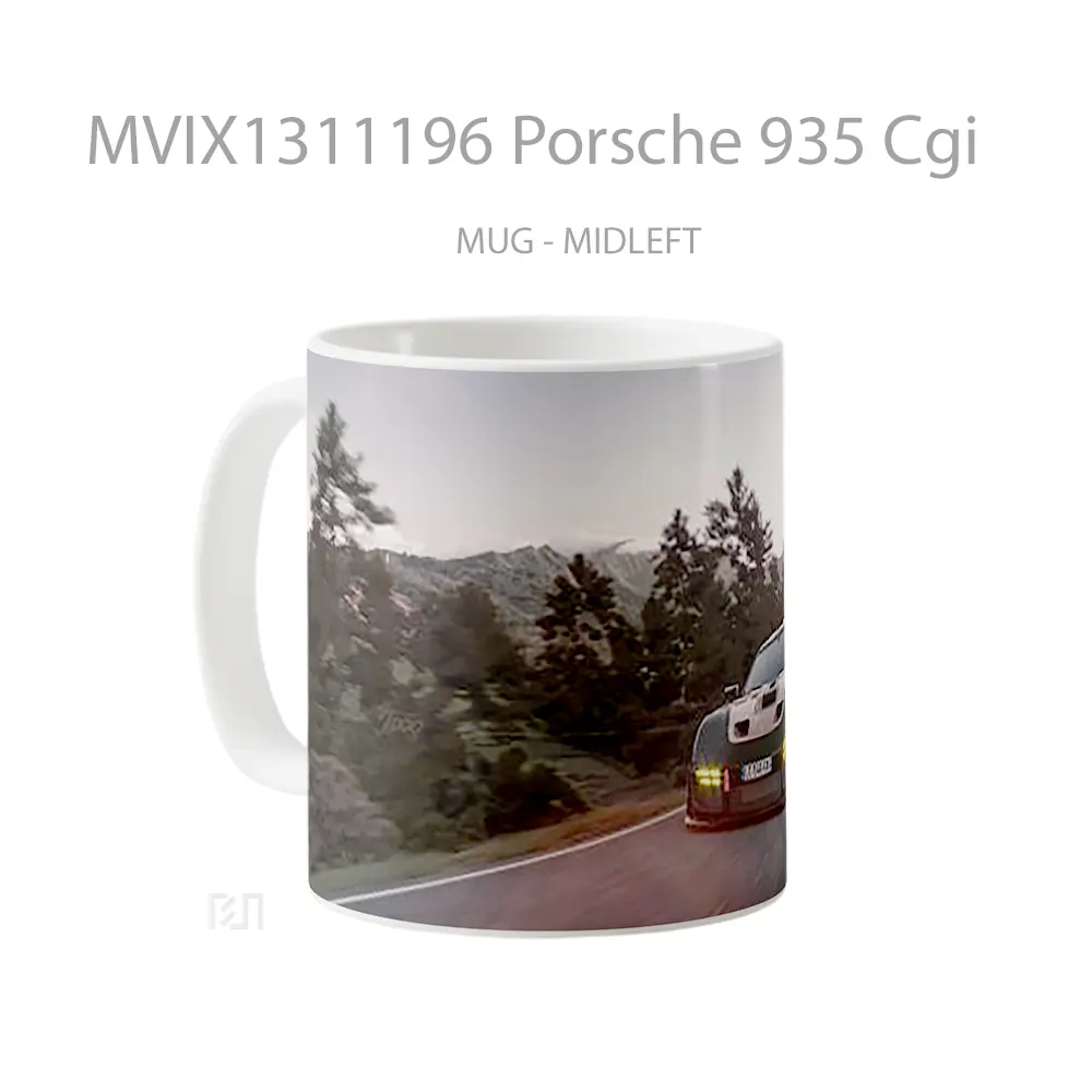 Mug Porsche 935 Cgi Cangkir Mobil - All-side / Desain
