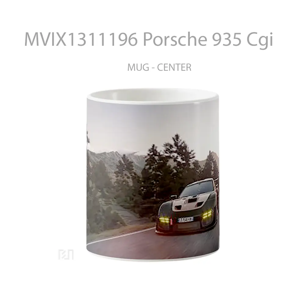 Mug Porsche 935 Cgi Cangkir Mobil