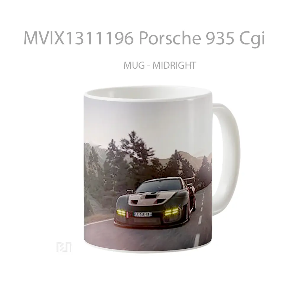 Mug Porsche 935 Cgi Cangkir Mobil - All-side / Desain