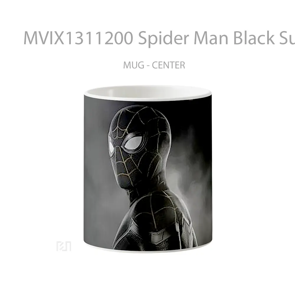 Mug Spider Man Black Suit No Way Home Gelas Superhero