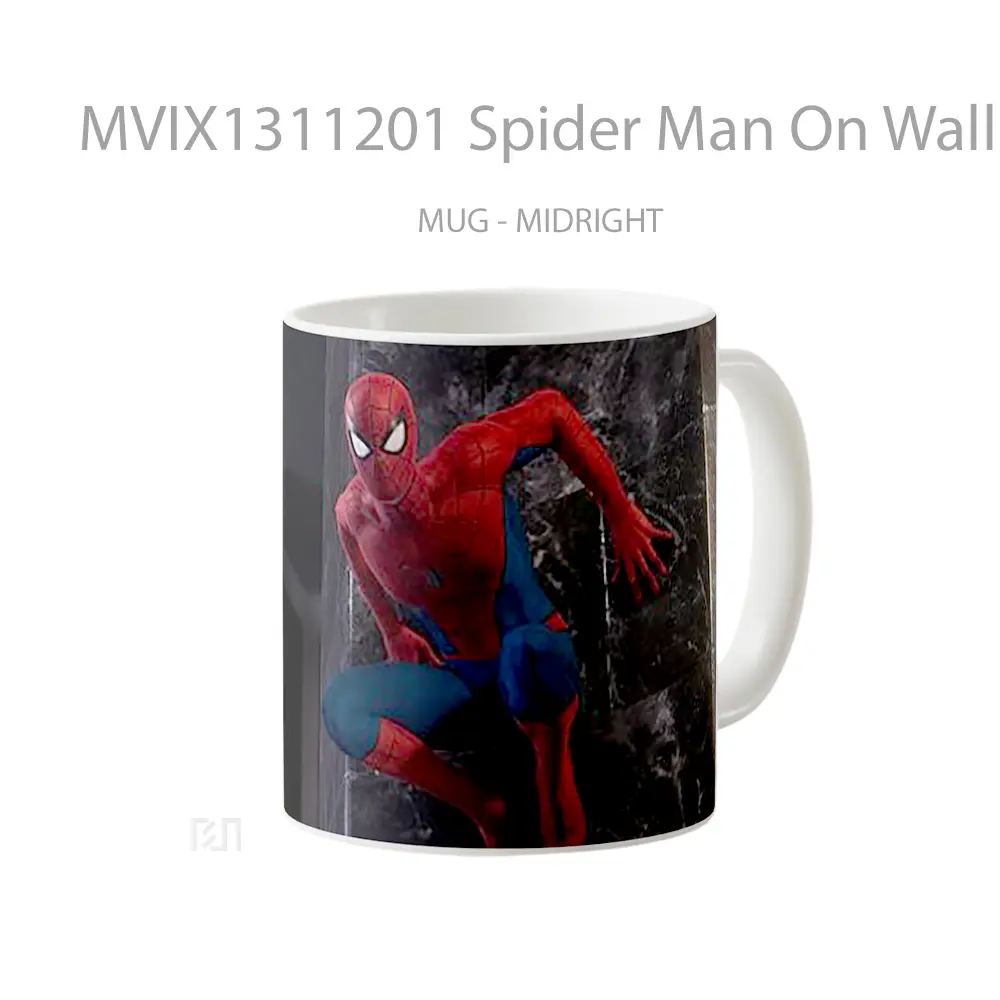 Mug Spider Man On Wall Gelas Superhero - All-side / Desain