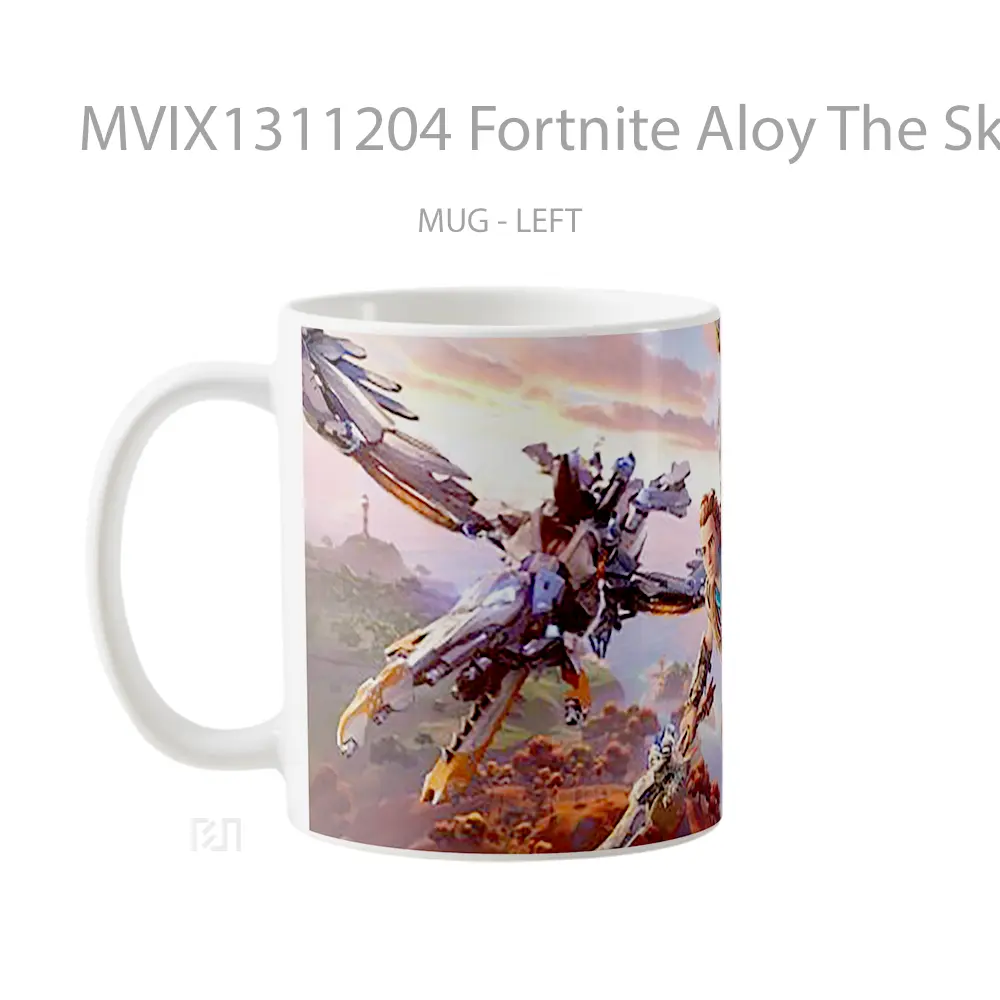 Mug Fortnite Aloy The Skywatcher Cangkir Gamer - All-side / Desain