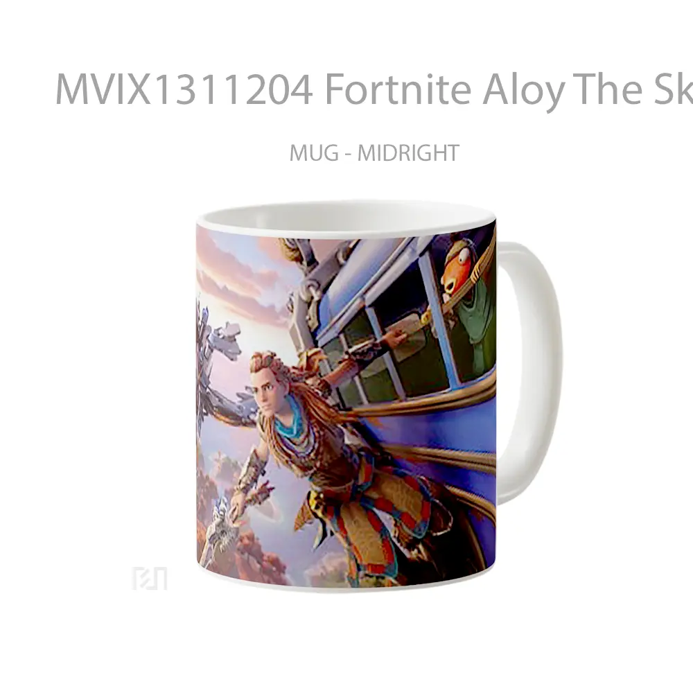 Mug Fortnite Aloy The Skywatcher Cangkir Gamer - All-side / Desain