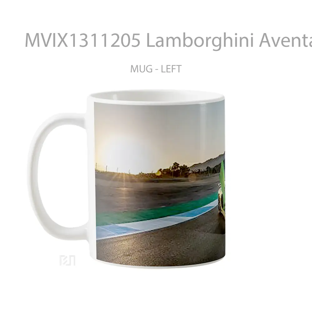Mug Lamborghini Aventador Svj Cangkir Mobil - All-side / Desain