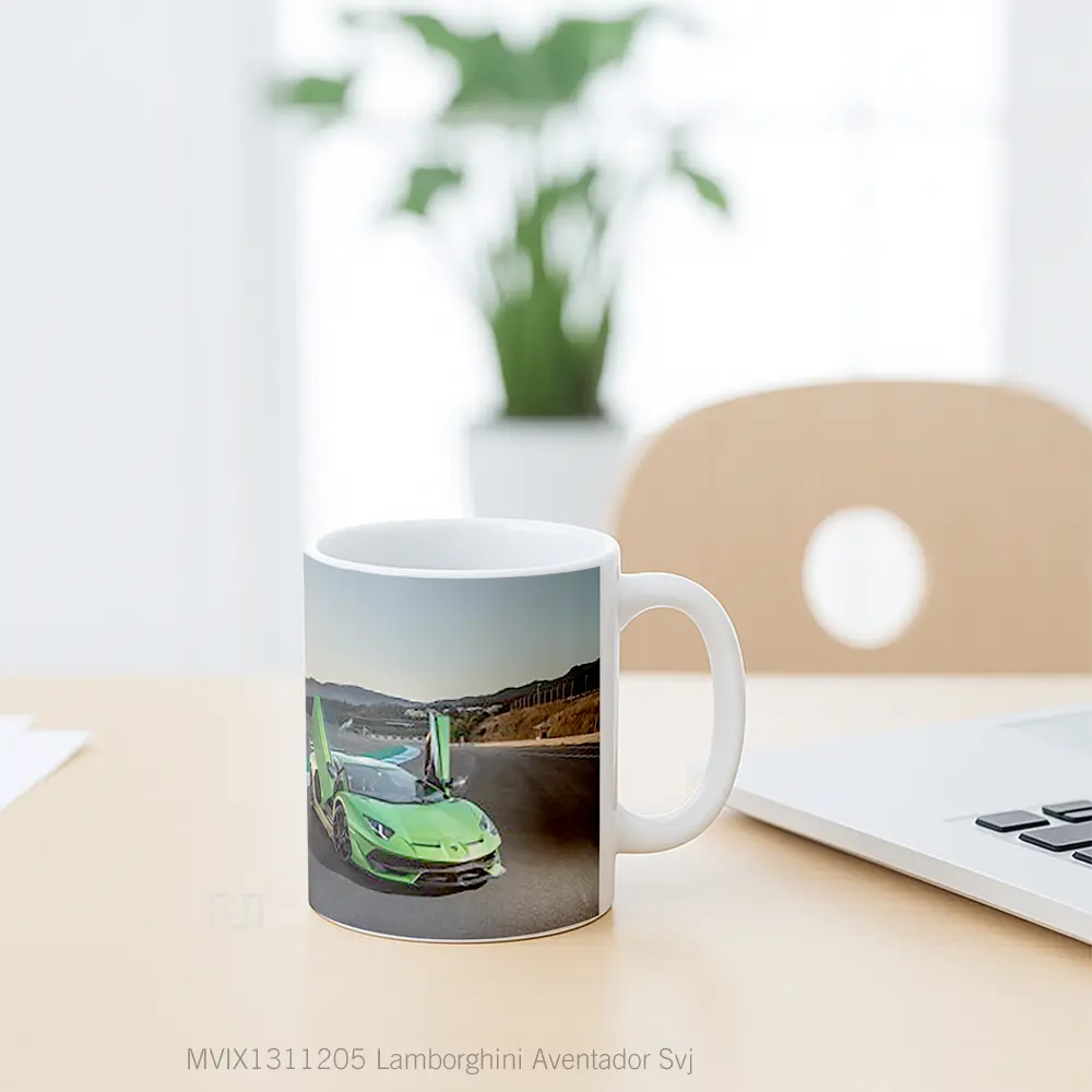 Mug Lamborghini Aventador Svj Cangkir Mobil - All-side / Desain