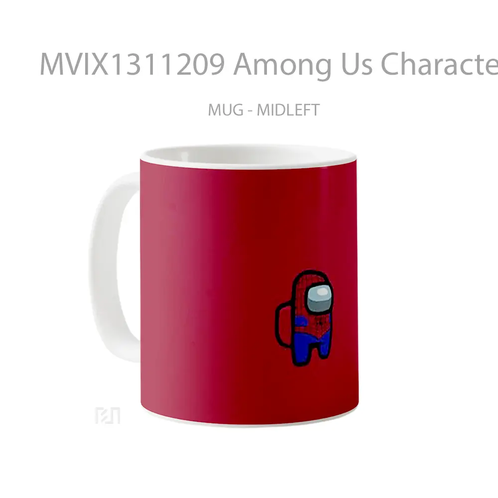 Mug Among Us Character As Spider Man Gelas Superhero - All-side / Desain