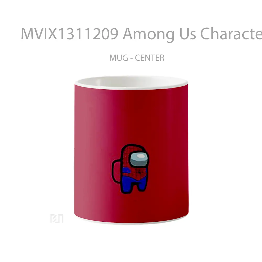 Mug Among Us Character As Spider Man Gelas Superhero