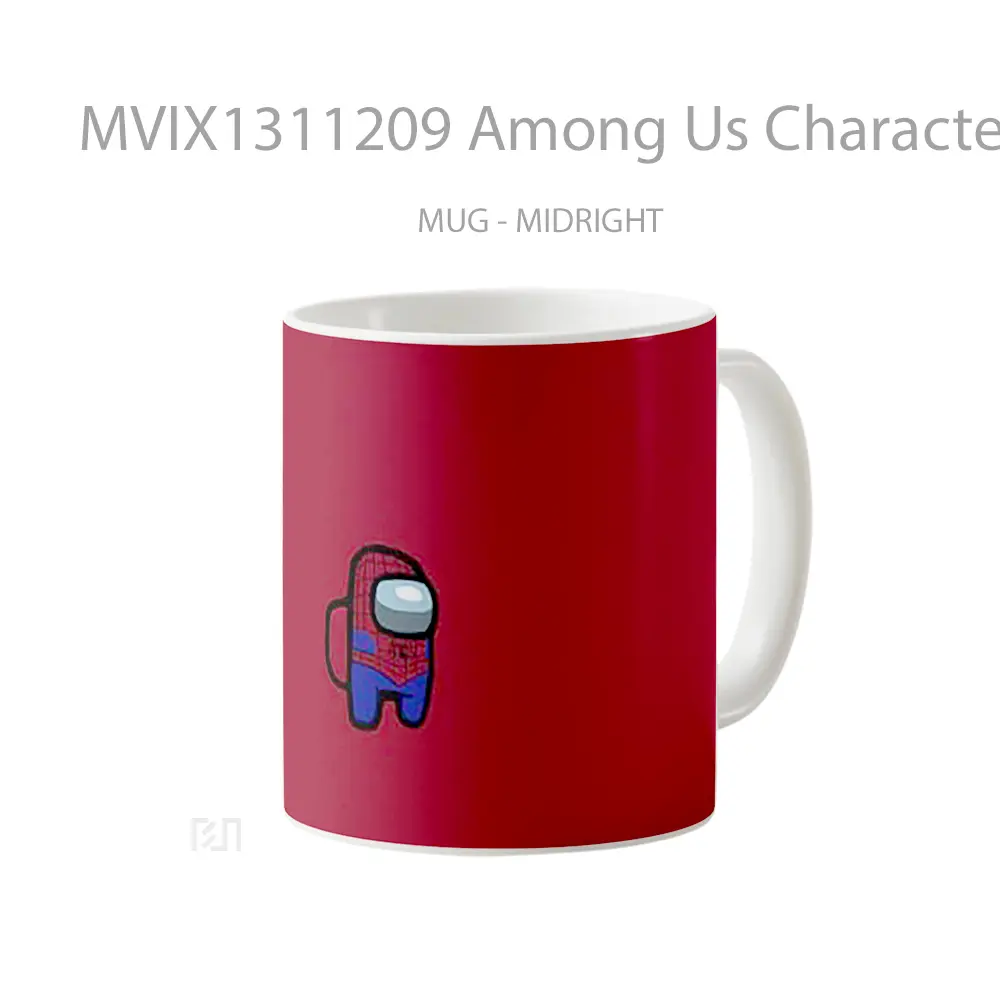 Mug Among Us Character As Spider Man Gelas Superhero - All-side / Desain