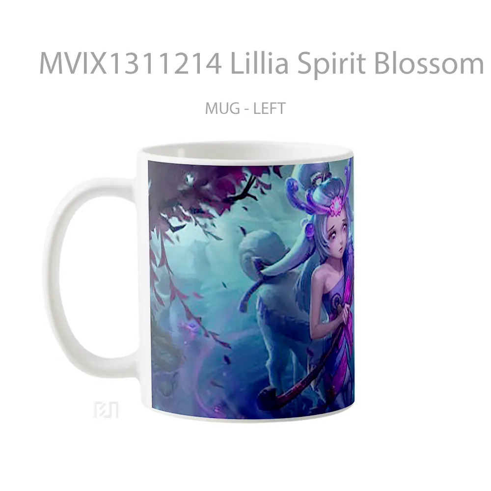 Mug Lillia Spirit Blossom League Of Legends Cangkir Gamer - All-side / Desain