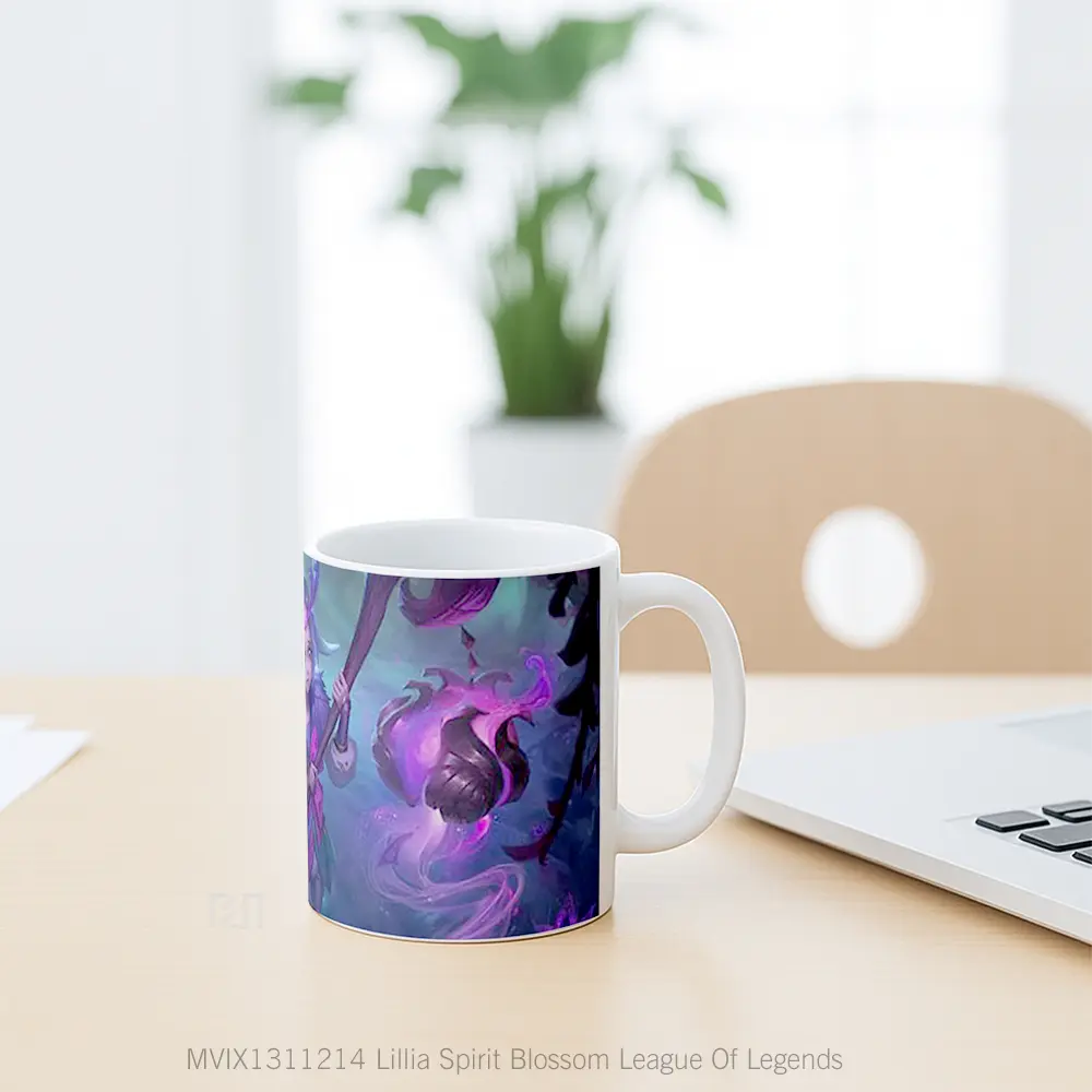 Mug Lillia Spirit Blossom League Of Legends Cangkir Gamer - All-side / Desain