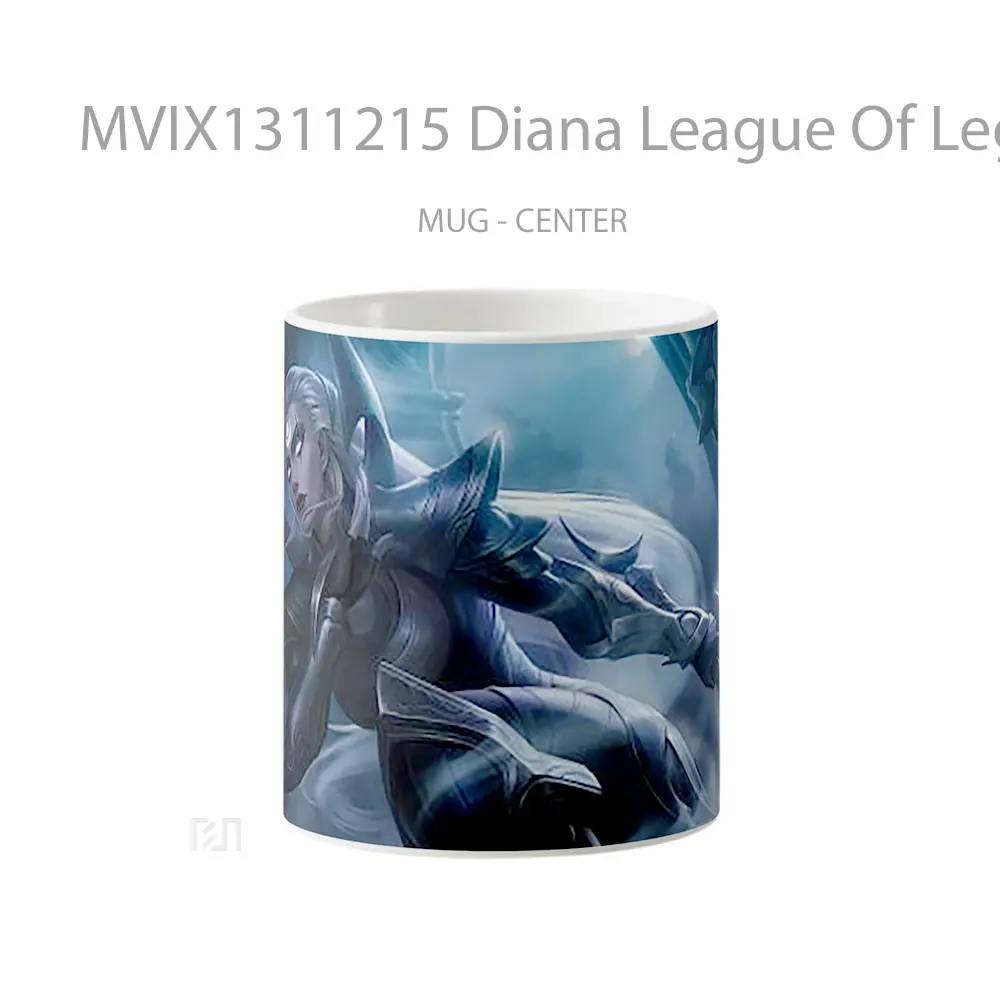 Mug Diana League Of Legends Art Cangkir Gamer