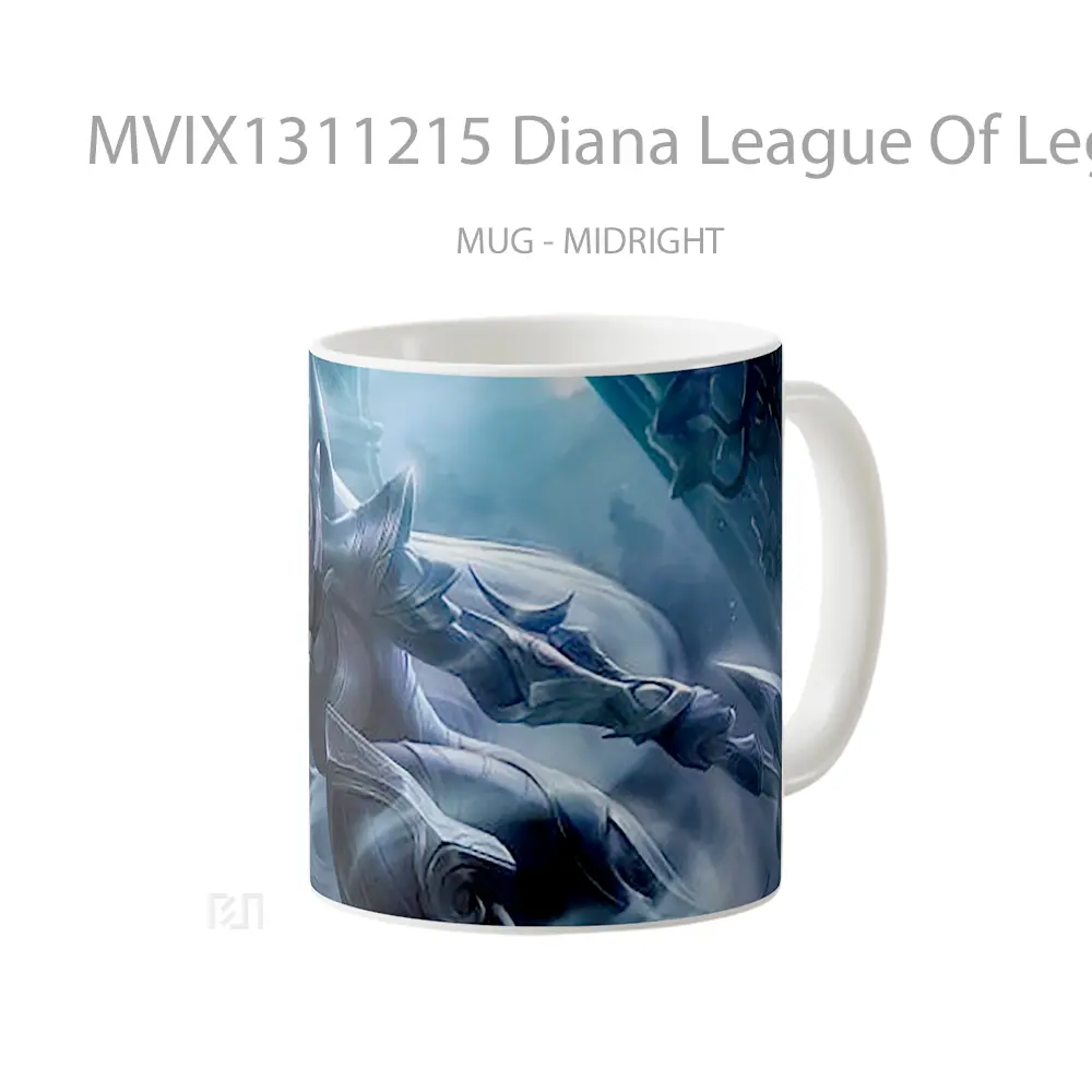 Mug Diana League Of Legends Art Cangkir Gamer - All-side / Desain