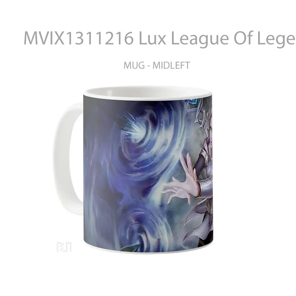 Mug Lux League Of Legends Art Cangkir Gamer - All-side / Desain