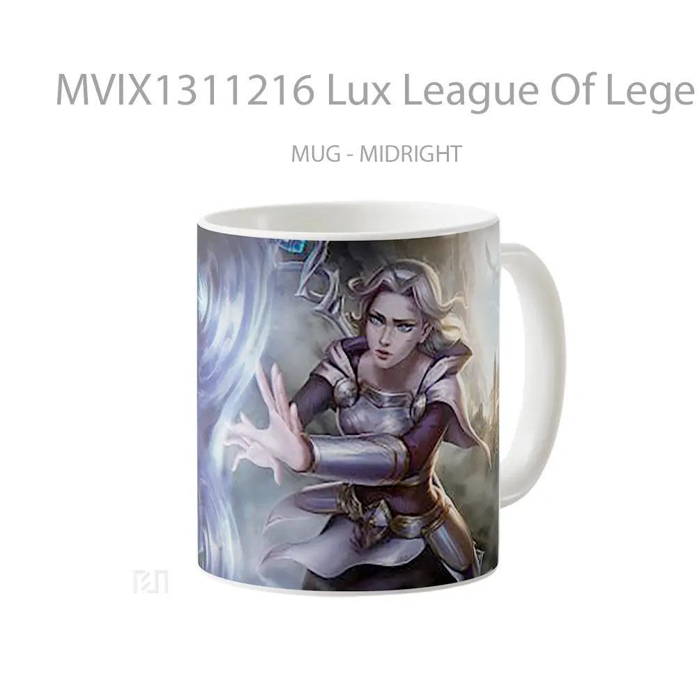 Mug Lux League Of Legends Art Cangkir Gamer - All-side / Desain