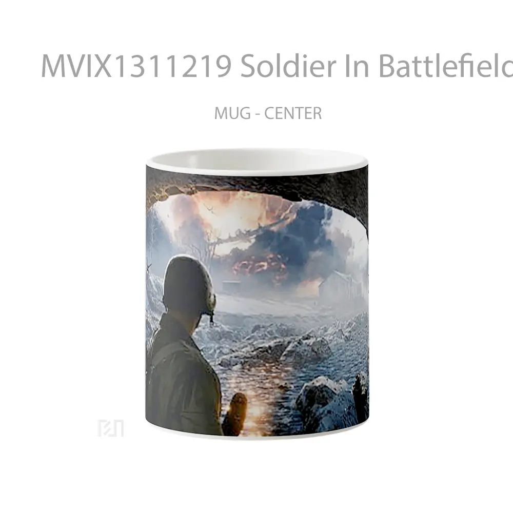 Mug Soldier In Battlefield 2042 Gelas Keramik Unik