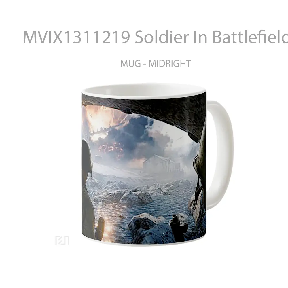 Mug Soldier In Battlefield 2042 Gelas Keramik Unik - All-side / Desain