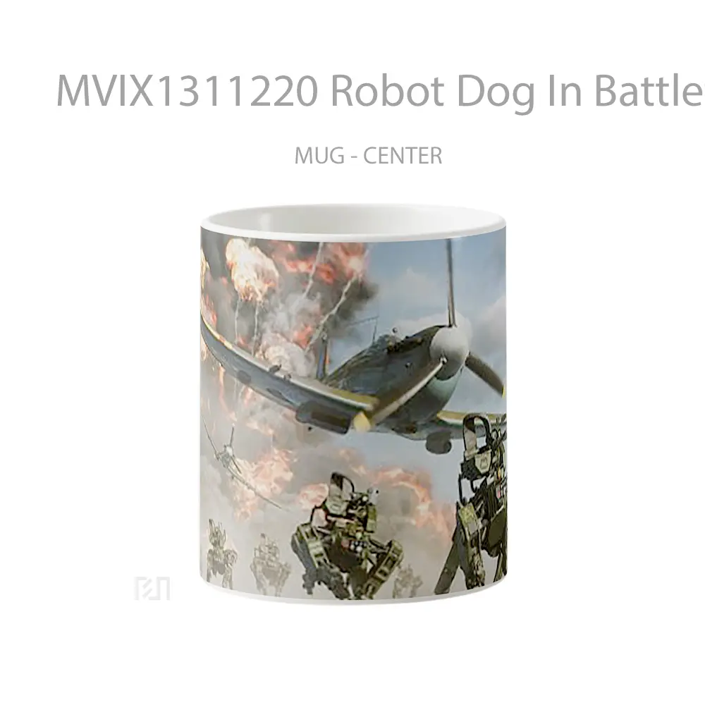 Mug Robot Dog In Battlefield 2042 Gelas Hewan Lucu