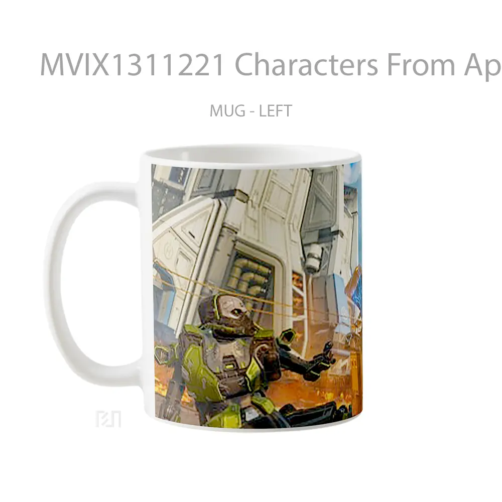Mug Characters From Apex Legends Cangkir Gamer - All-side / Desain