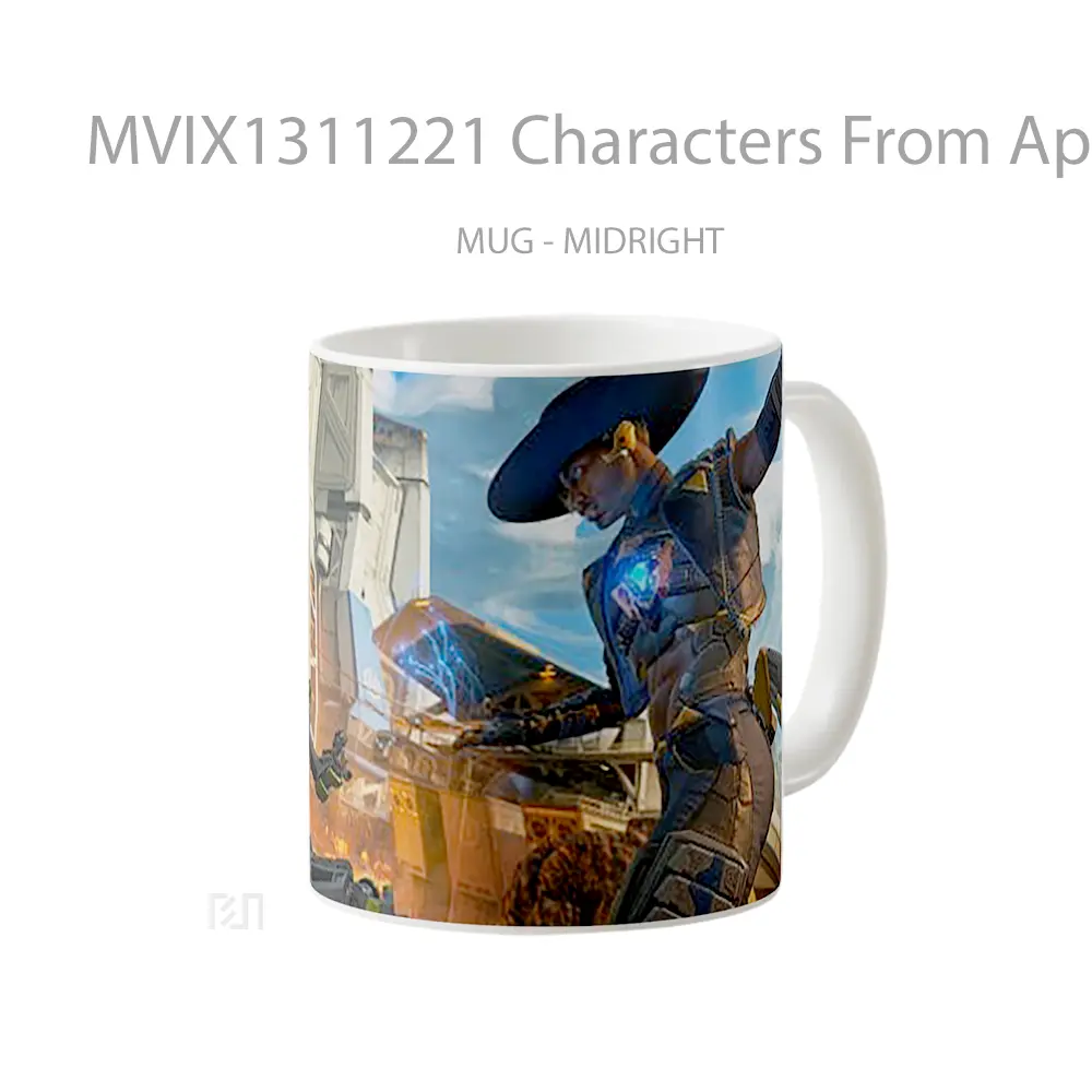 Mug Characters From Apex Legends Cangkir Gamer - All-side / Desain