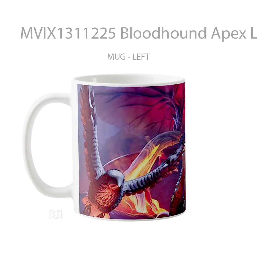 Mug Bloodhound Apex Legends Cangkir Gamer - All-side / Desain