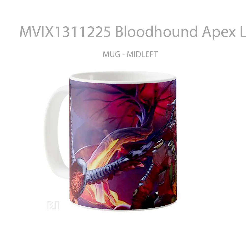 Mug Bloodhound Apex Legends Cangkir Gamer - All-side / Desain