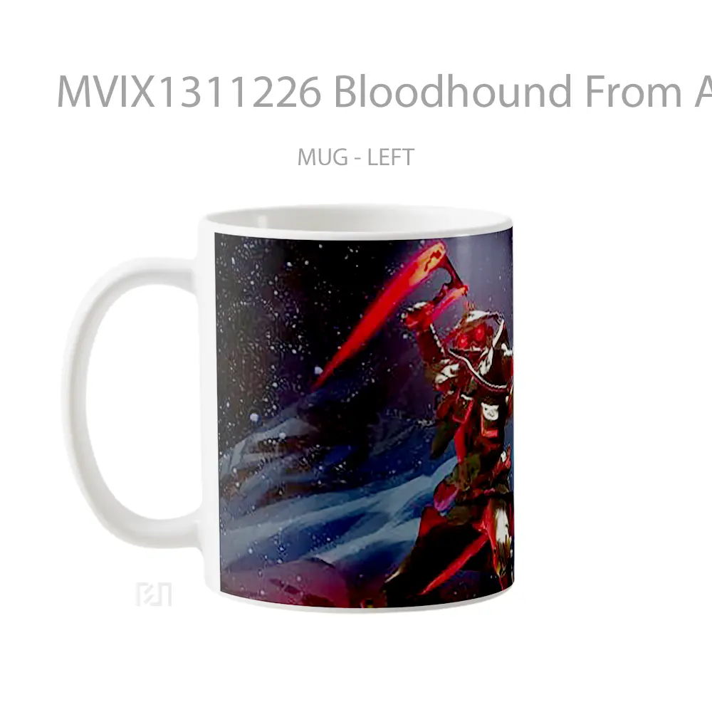 Mug Bloodhound From Apex Legends Cangkir Gamer - All-side / Desain