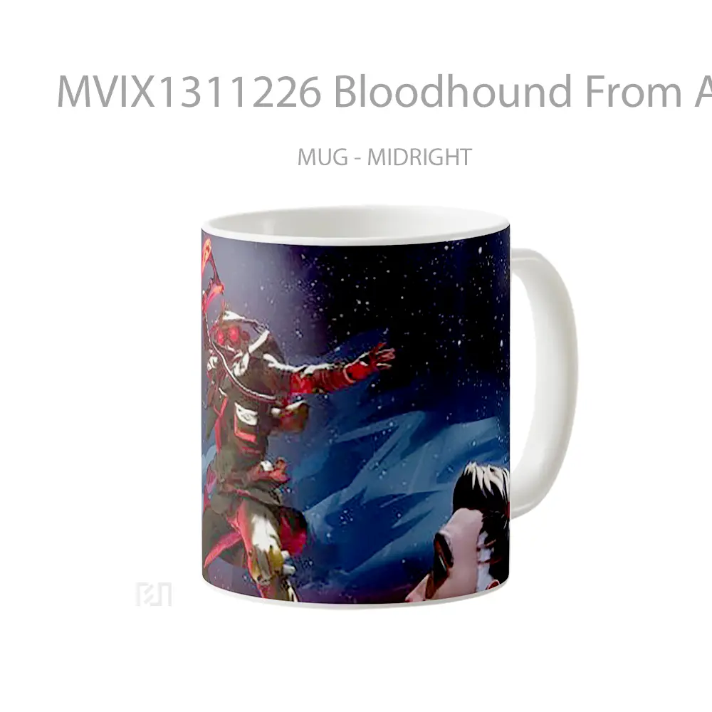 Mug Bloodhound From Apex Legends Cangkir Gamer - All-side / Desain
