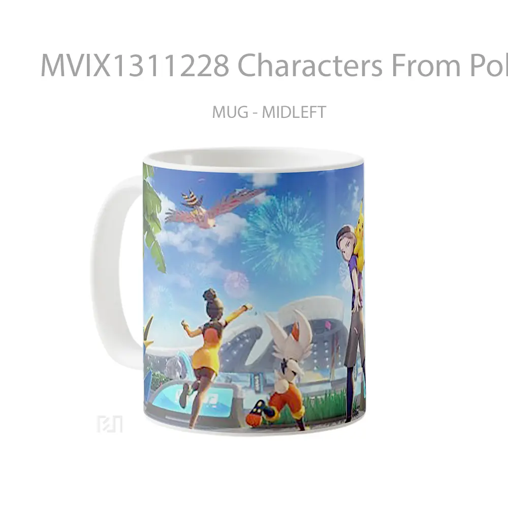 Mug Characters From Pokemon Unite Cangkir Anime - All-side / Desain