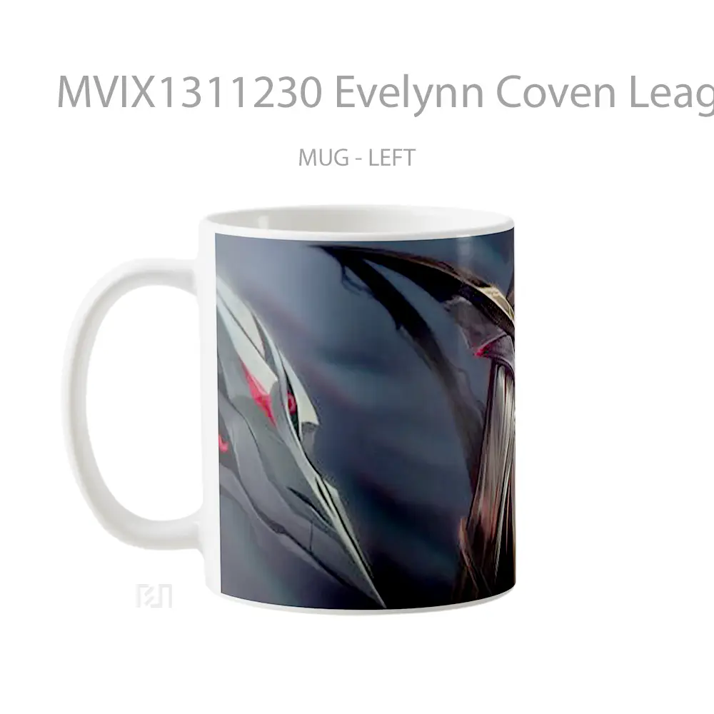 Mug Evelynn Coven League Of Legends Art Cangkir Gamer - All-side / Desain