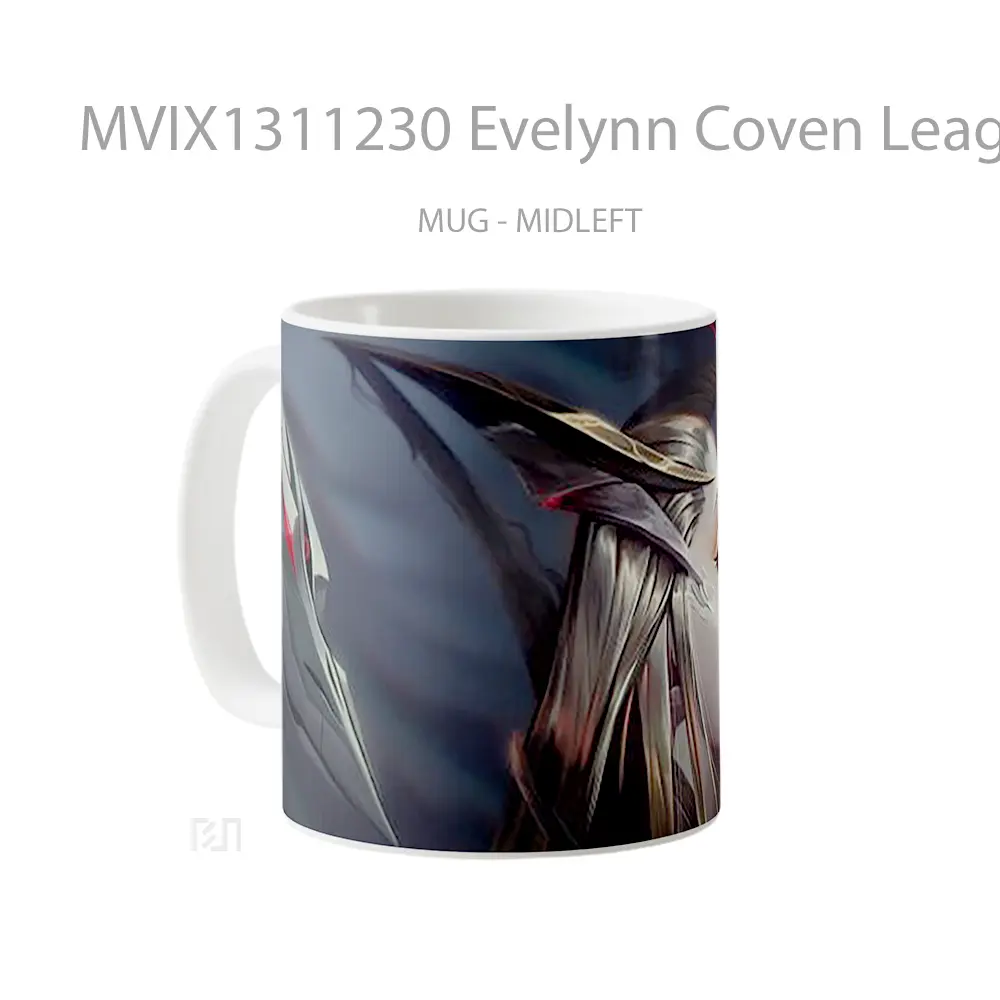 Mug Evelynn Coven League Of Legends Art Cangkir Gamer - All-side / Desain
