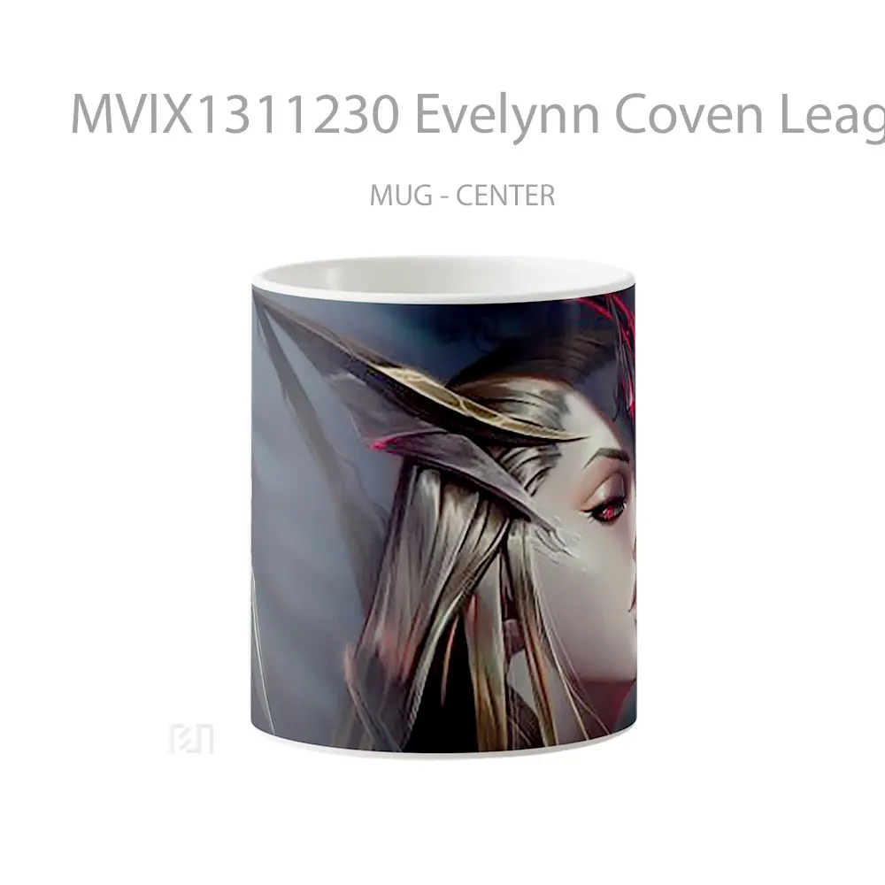 Mug Evelynn Coven League Of Legends Art Cangkir Gamer
