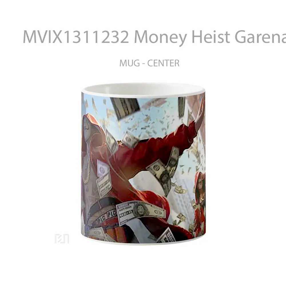 Mug Money Heist Garena Free Fire Style Cangkir Gamer