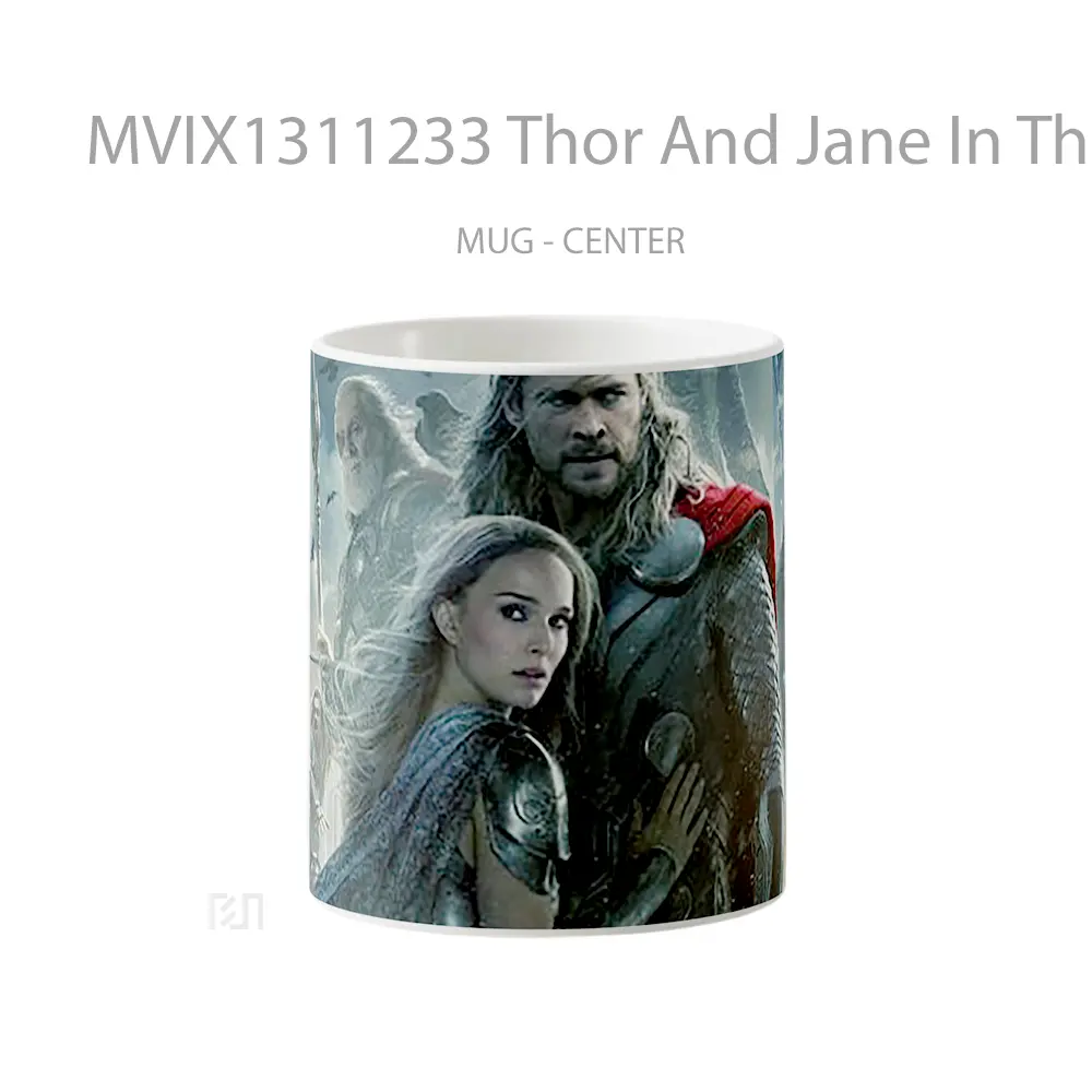 Mug Thor And Jane In The Dark World Gelas Superhero