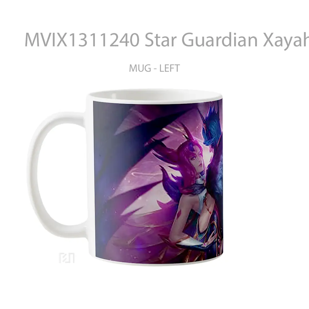 Mug Star Guardian Xayah Rakan League Of Legends Cangkir Gamer - All-side / Desain