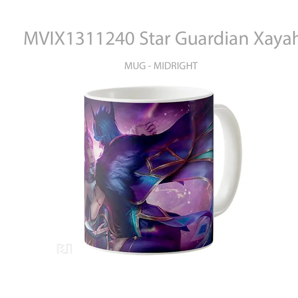 Mug Star Guardian Xayah Rakan League Of Legends Cangkir Gamer - All-side / Desain