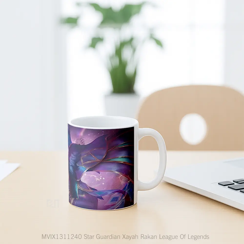 Mug Star Guardian Xayah Rakan League Of Legends Cangkir Gamer - All-side / Desain