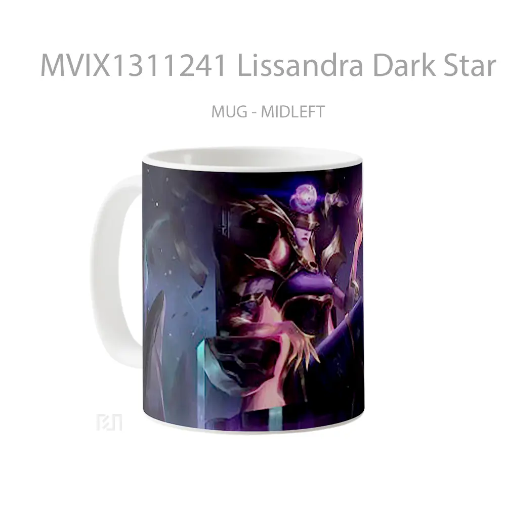 Mug Lissandra Dark Star League Of Legends Cangkir Gamer - All-side / Desain
