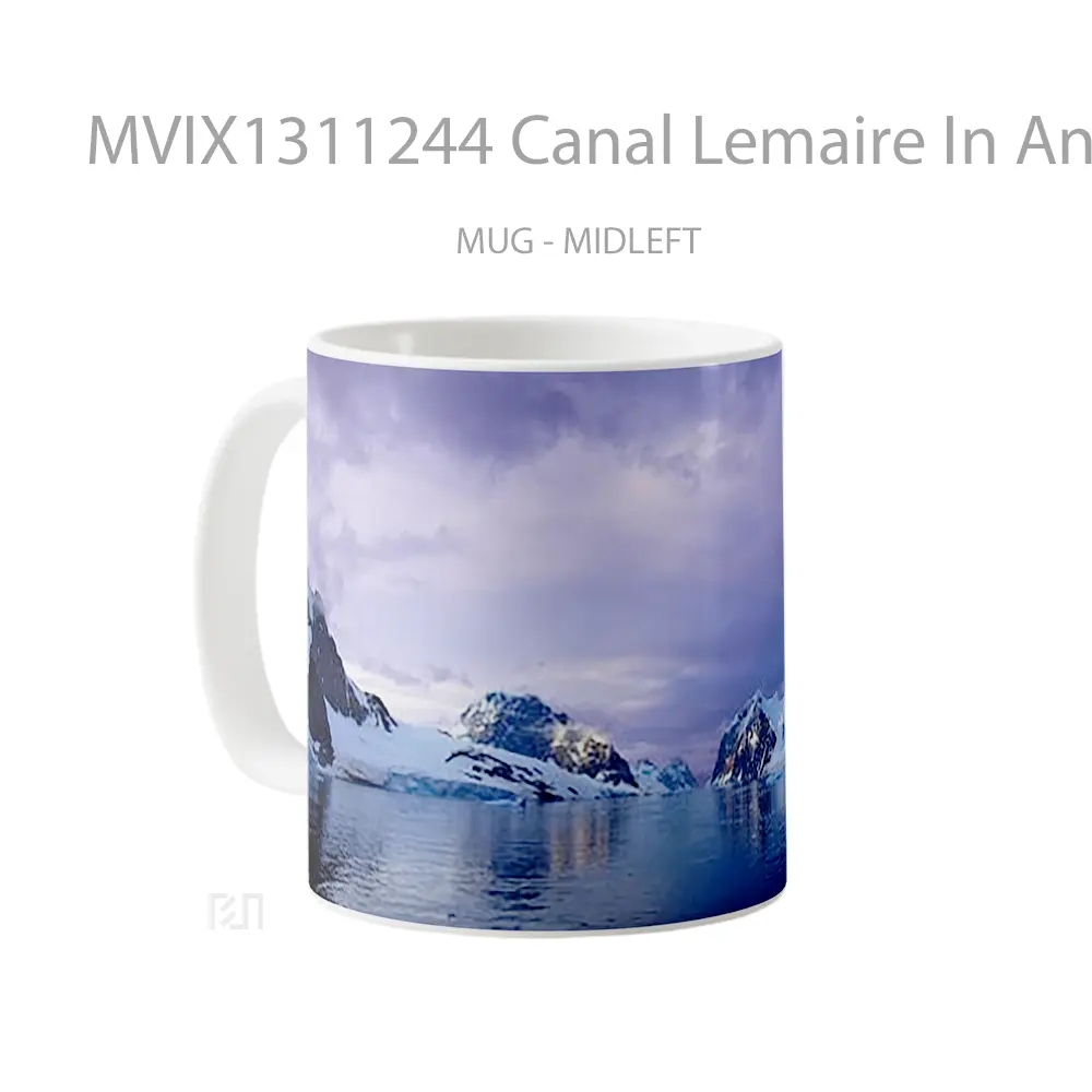Mug Canal Lemaire In Antarctica Gelas Keramik Unik - All-side / Desain