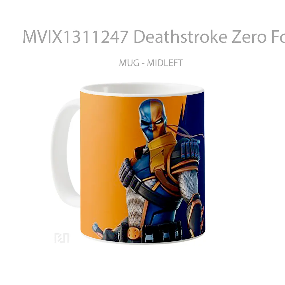 Mug Deathstroke Zero Fortnite Cangkir Gamer - All-side / Desain