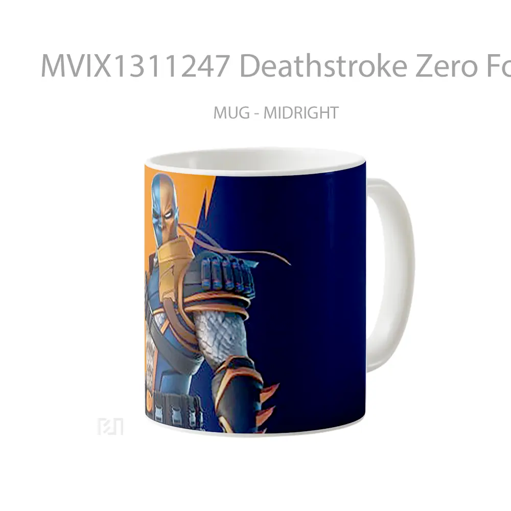 Mug Deathstroke Zero Fortnite Cangkir Gamer - All-side / Desain
