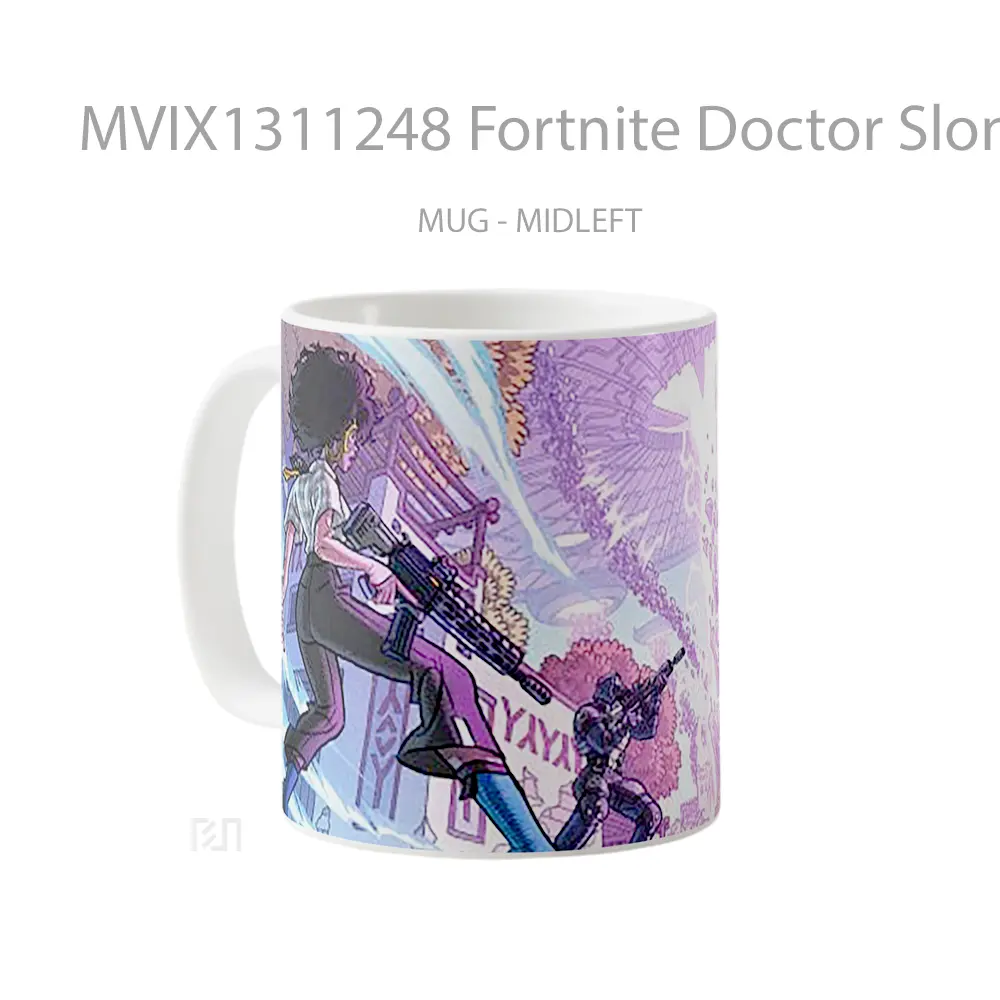 Mug Fortnite Doctor Slone Spire Strike Cangkir Gamer - All-side / Desain
