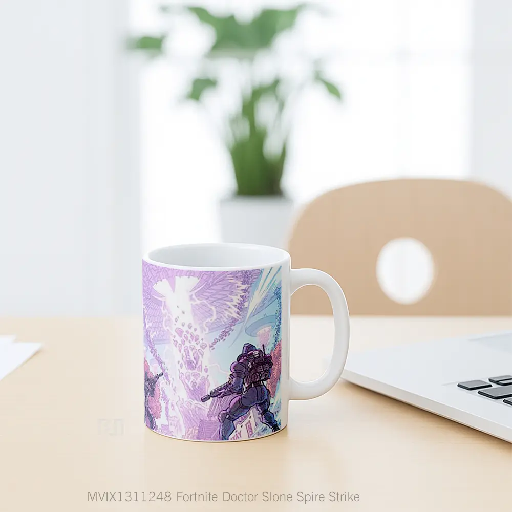 Mug Fortnite Doctor Slone Spire Strike Cangkir Gamer - All-side / Desain