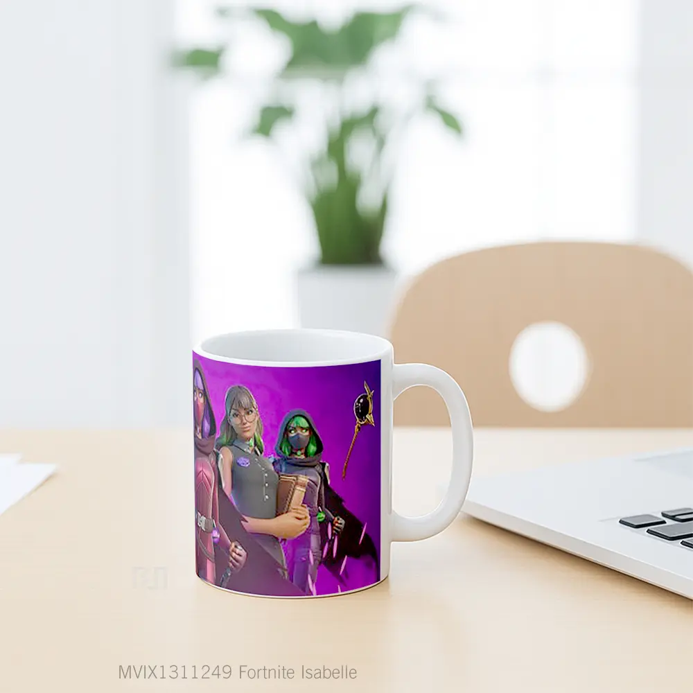 Mug Fortnite Isabelle Cangkir Gamer - All-side / Desain