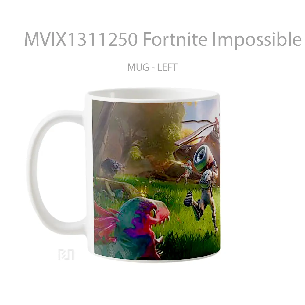 Mug Fortnite Impossible Odds Loading Screen Cangkir Gamer - All-side / Desain