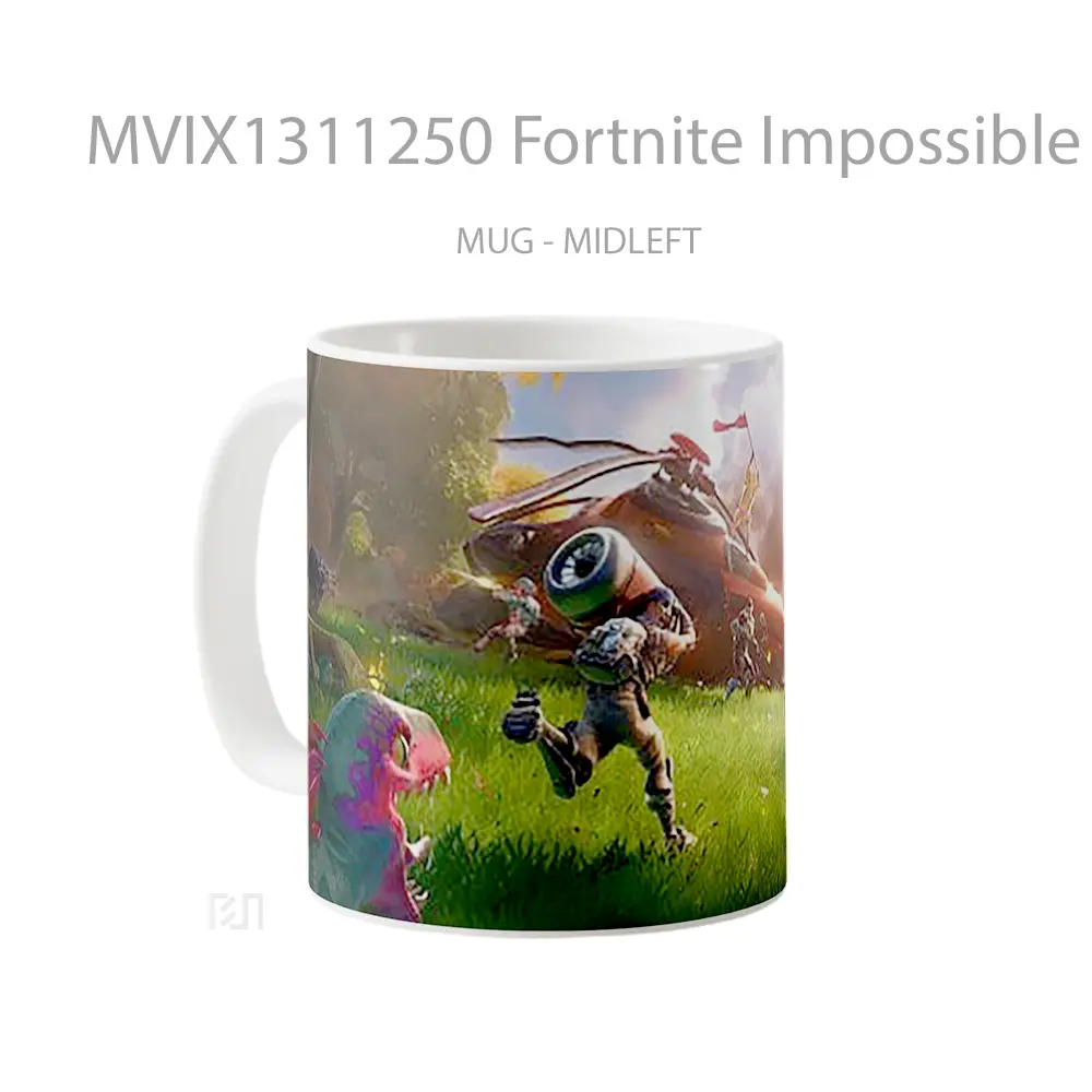 Mug Fortnite Impossible Odds Loading Screen Cangkir Gamer - All-side / Desain