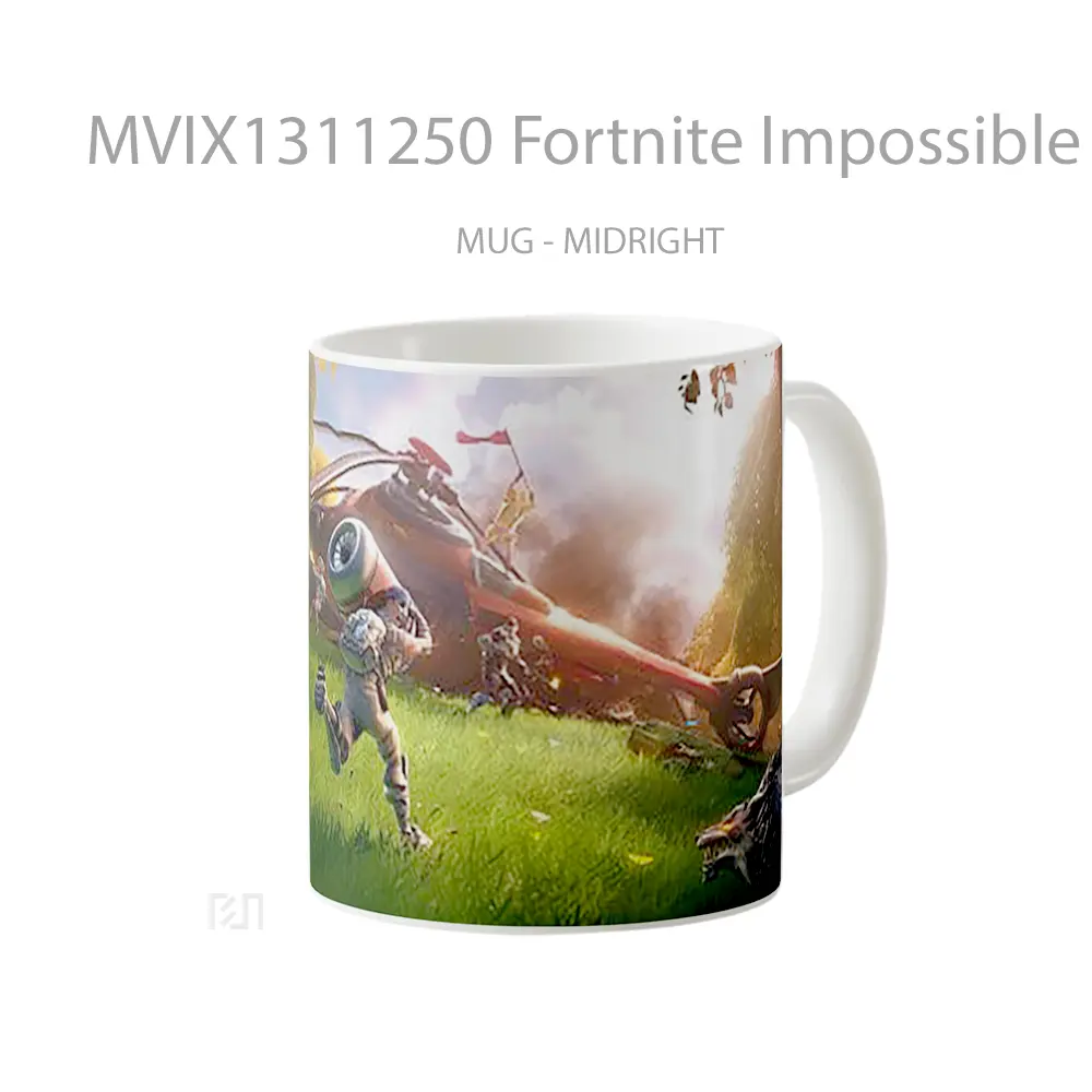 Mug Fortnite Impossible Odds Loading Screen Cangkir Gamer - All-side / Desain